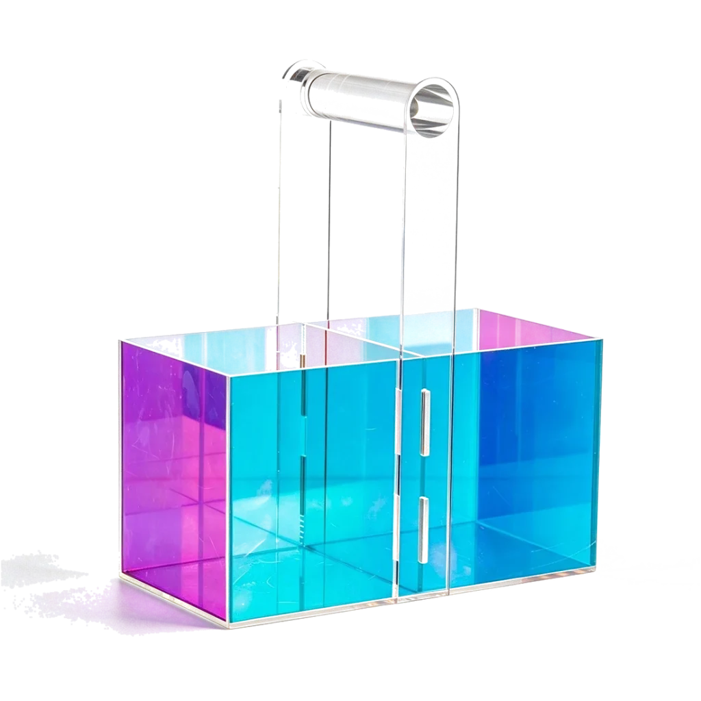 Makeup Organizer Box with Handle