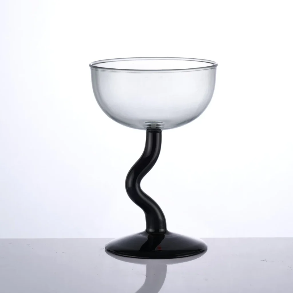 Twisted Stem Glass Dessert Cup